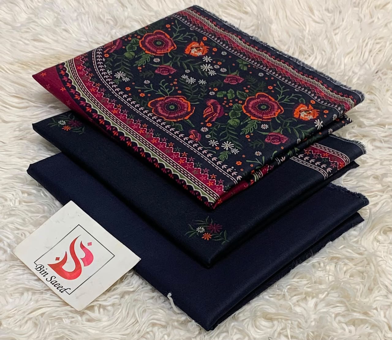 Bin saeed lawn orignal 3Pc - My Store