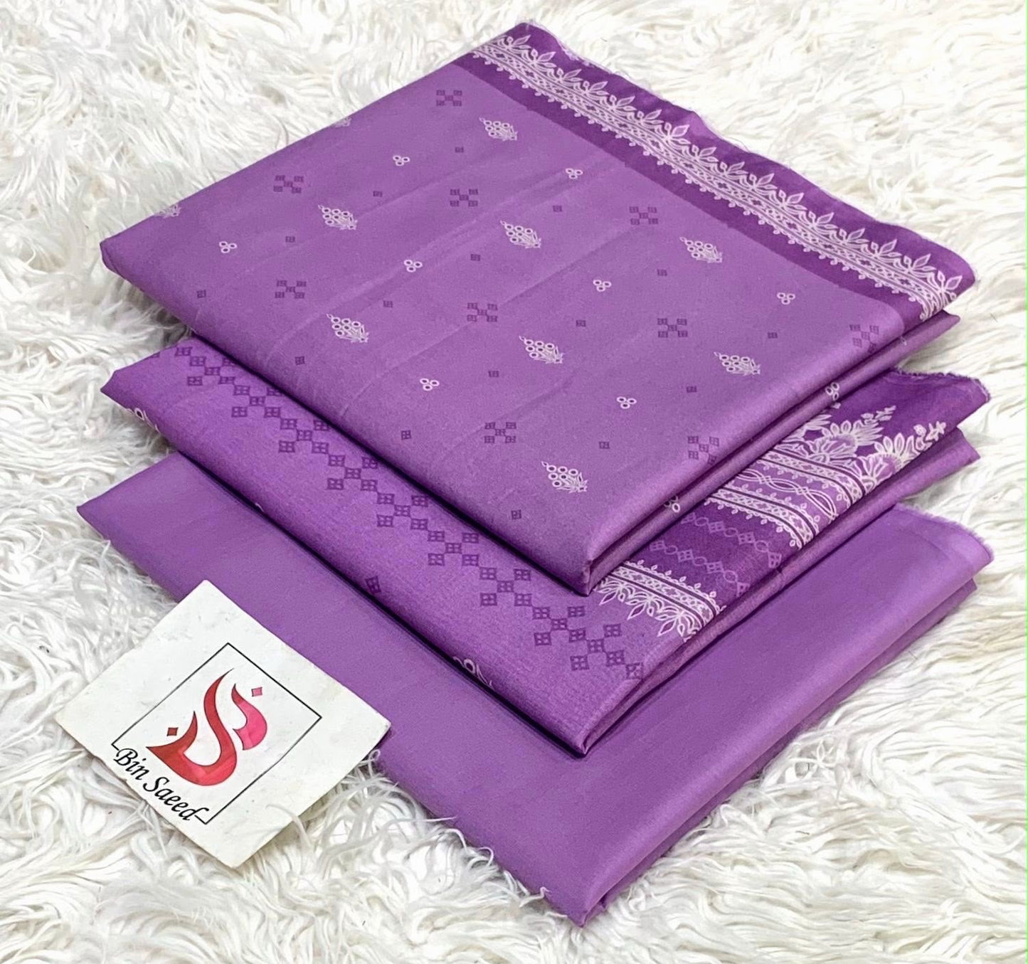 Bin saeed lawn orignal 3Pc - My Store