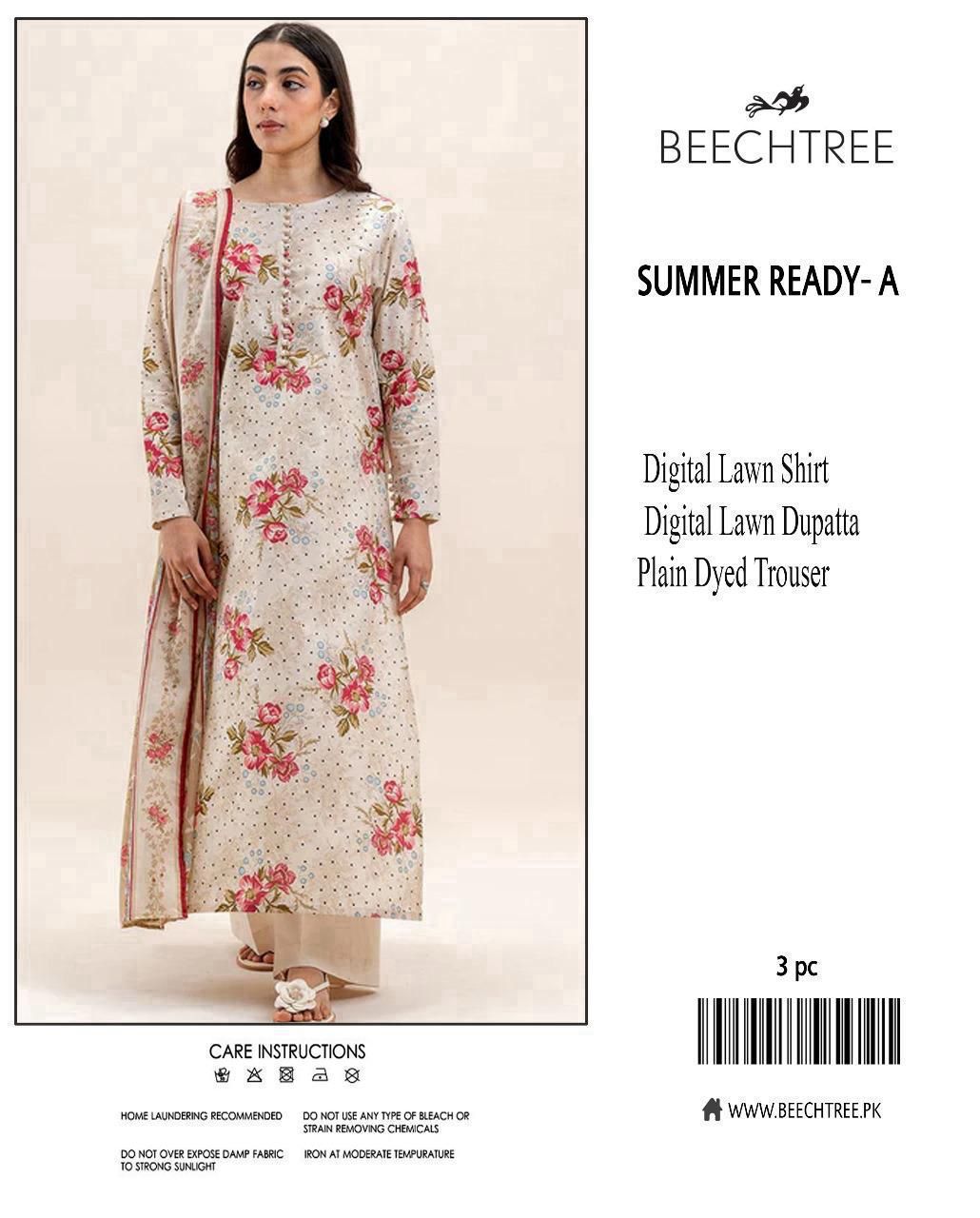 Latest Beechtree Lawn 3Pc Suits | Summer Casual Wear