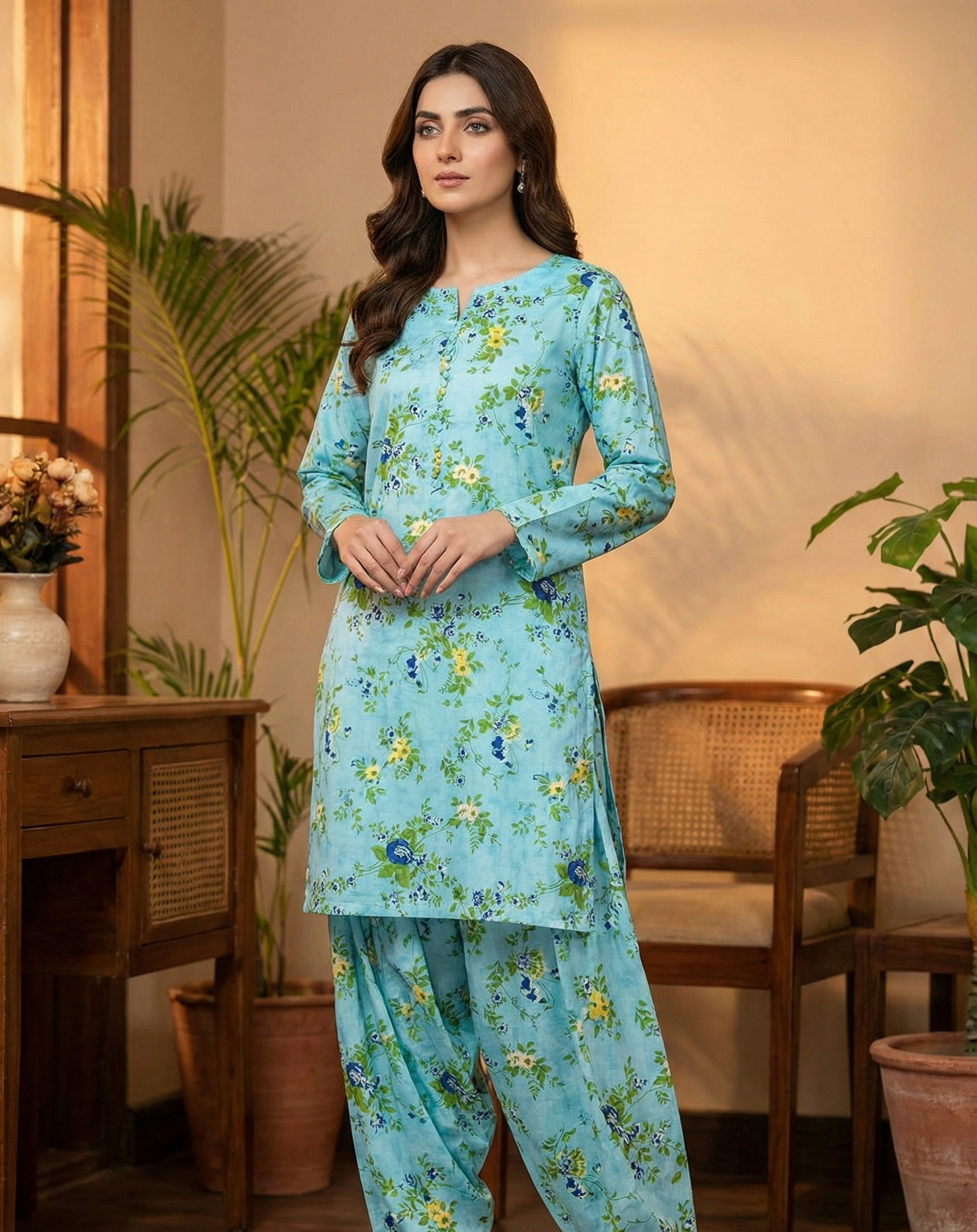 Orient Allover Printed Lawn 2-Piece Suit (Orignal)