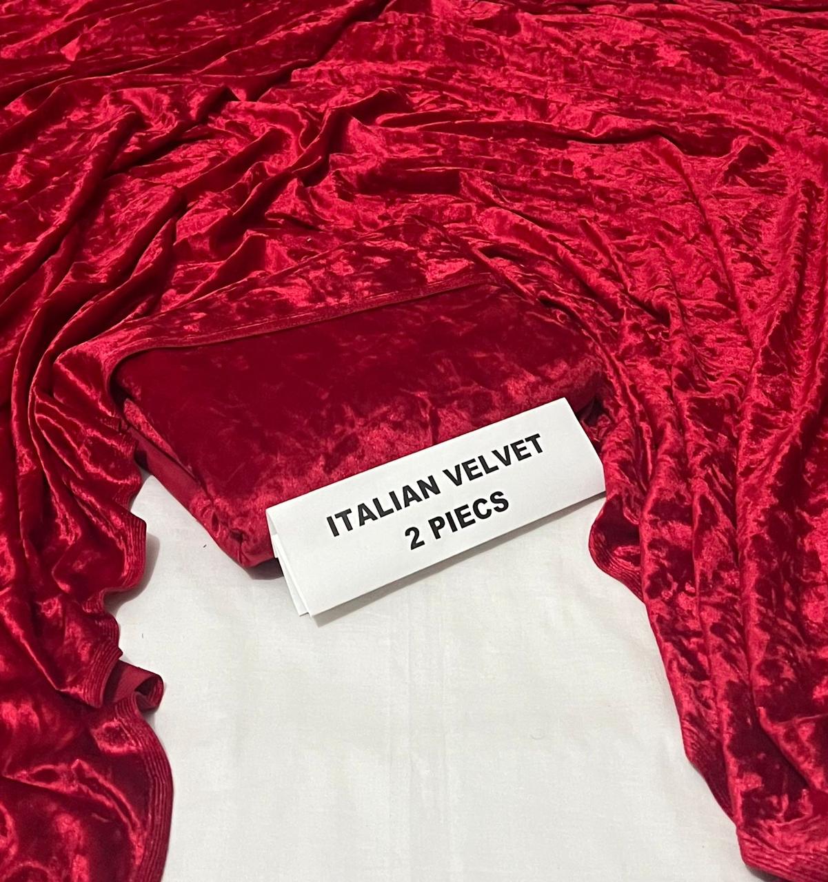 Imported italian Velvet 2 piece Original Collection