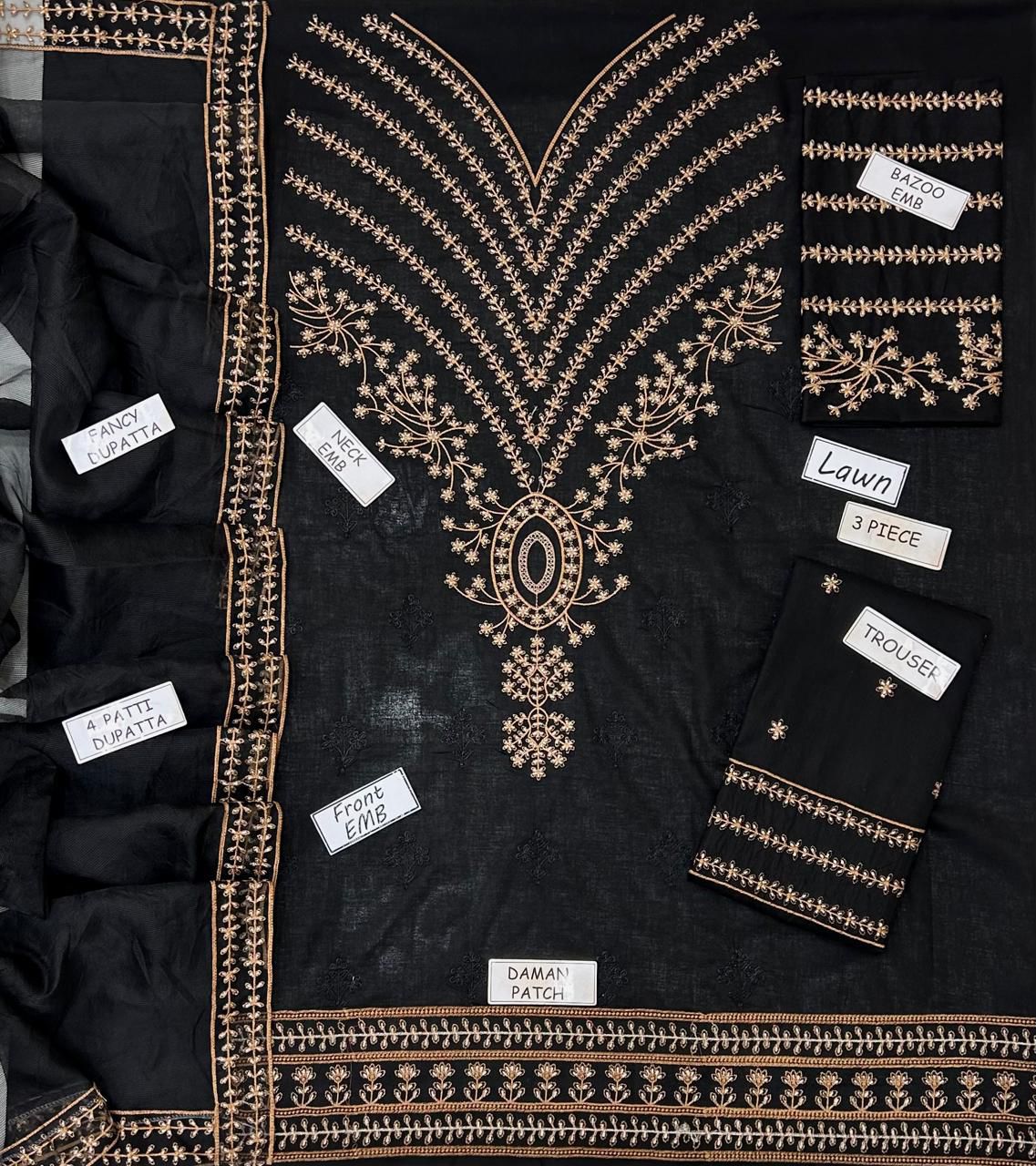 Jasmine fancy Lawn Suit 2026