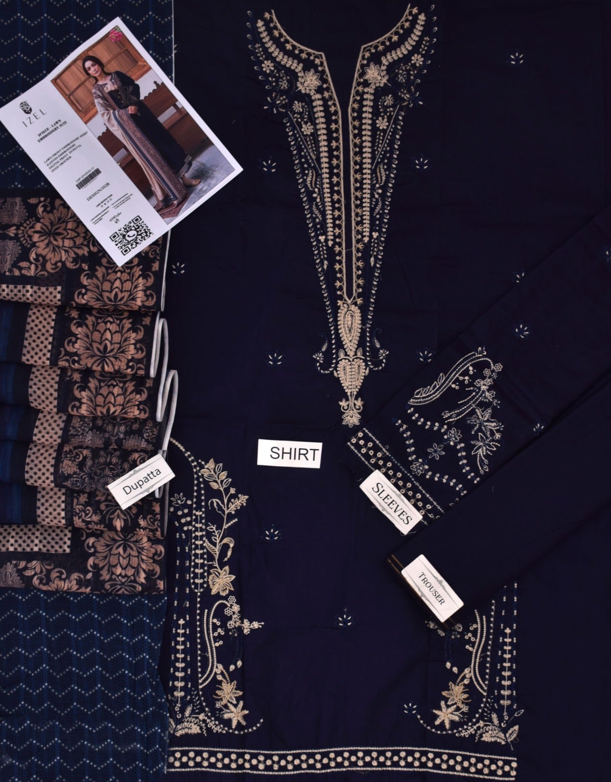 Izel 3p Lawn Suit 2026