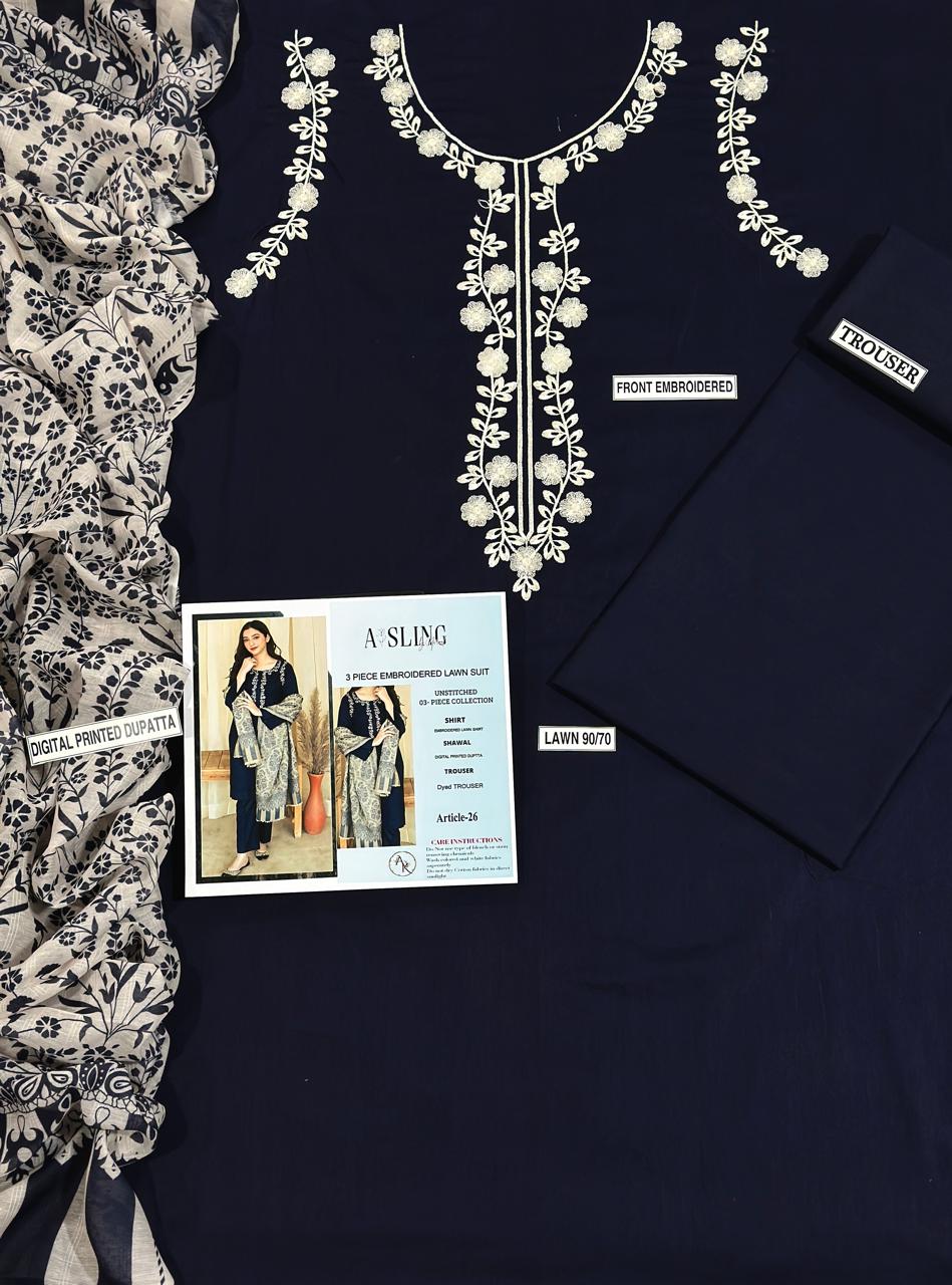 Asling 3p Lawn Suit 2026