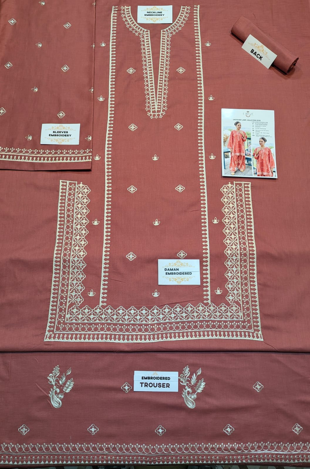 Premium Embroidered Lawn 2PC Collection | Maria b