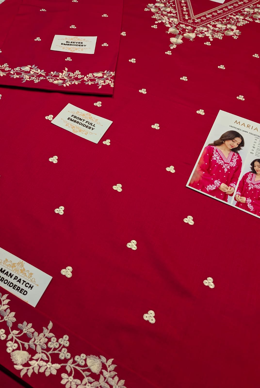 Premium Embroidered Lawn 2PC Collection | Maria b