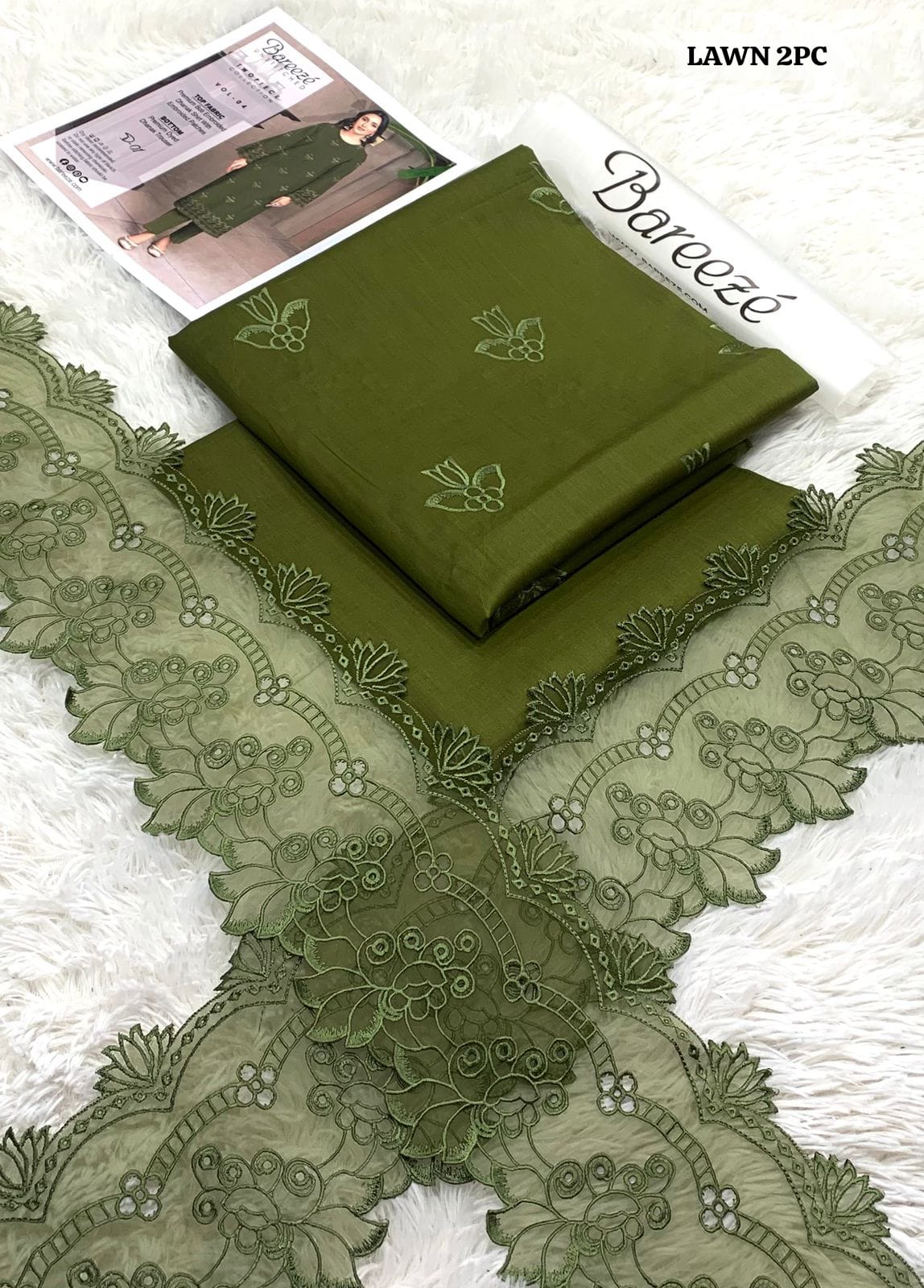 Bareeze 2p Lawn Suit 2026