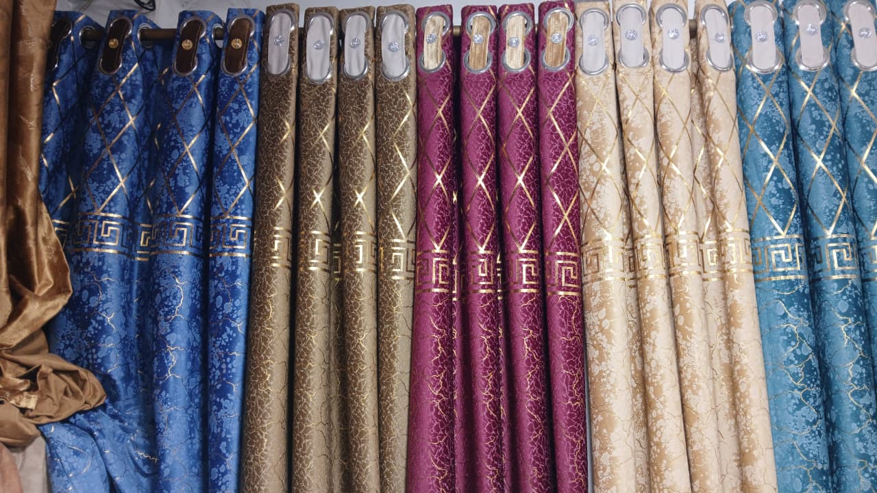 Imported Malai velvet texture curtain