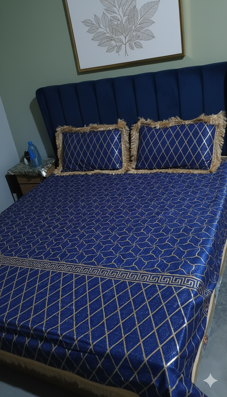 Imported texture micro velvet Bedsheets wedding collection