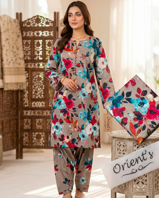 Orient Allover Printed Lawn 2-Piece Suit (Orignal)