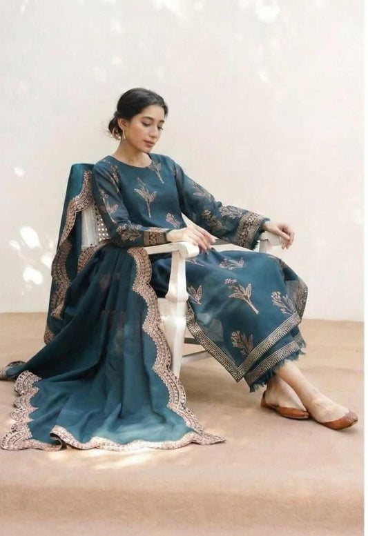 Maharani fancy 3p Lawn Suit 2026