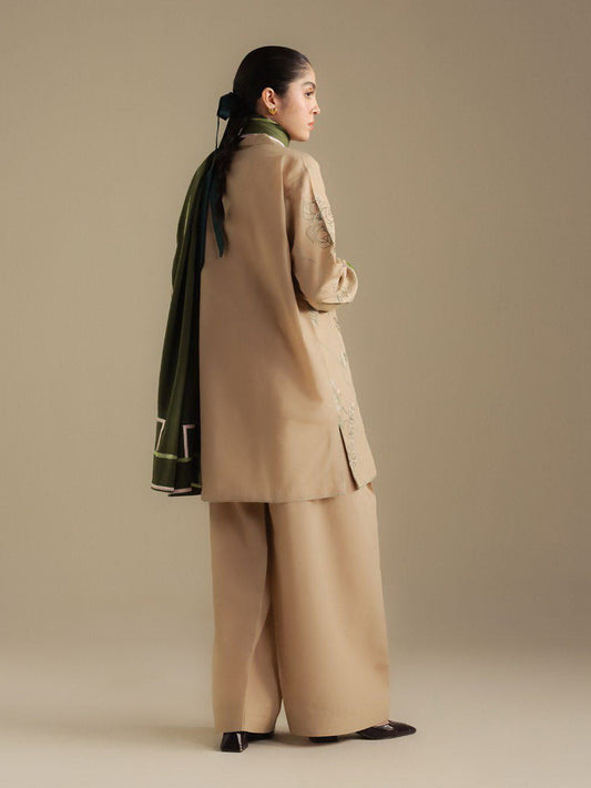 Coco By Zara Shahjahan - 3PC LAWN EMBROIDERED SHIRT WITH MANAAR PRINTED DUPATTA AND TROUSER