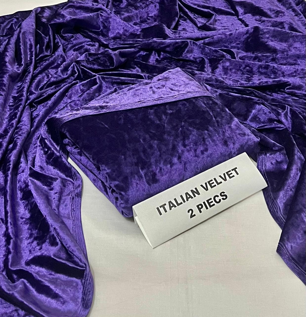 Imported italian Velvet 2 piece Original Collection