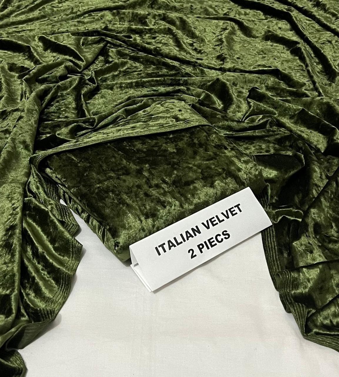 Imported italian Velvet 2 piece Original Collection