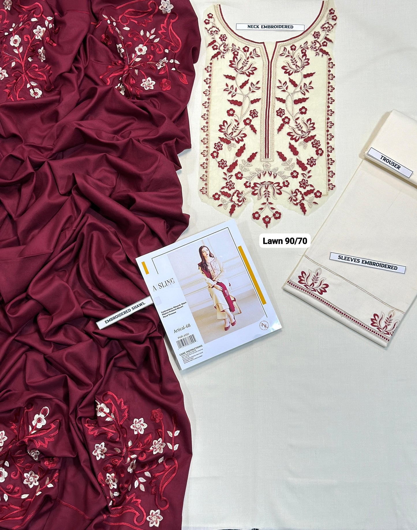 Asling 3p Lawn Suit 2026