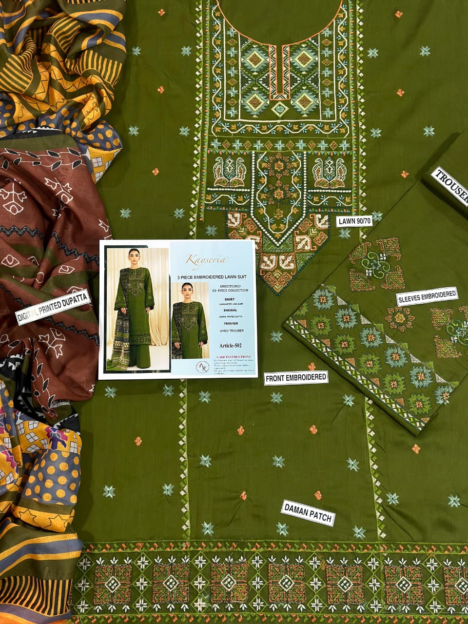 Kasyseria 3p Lawn Suit 2026