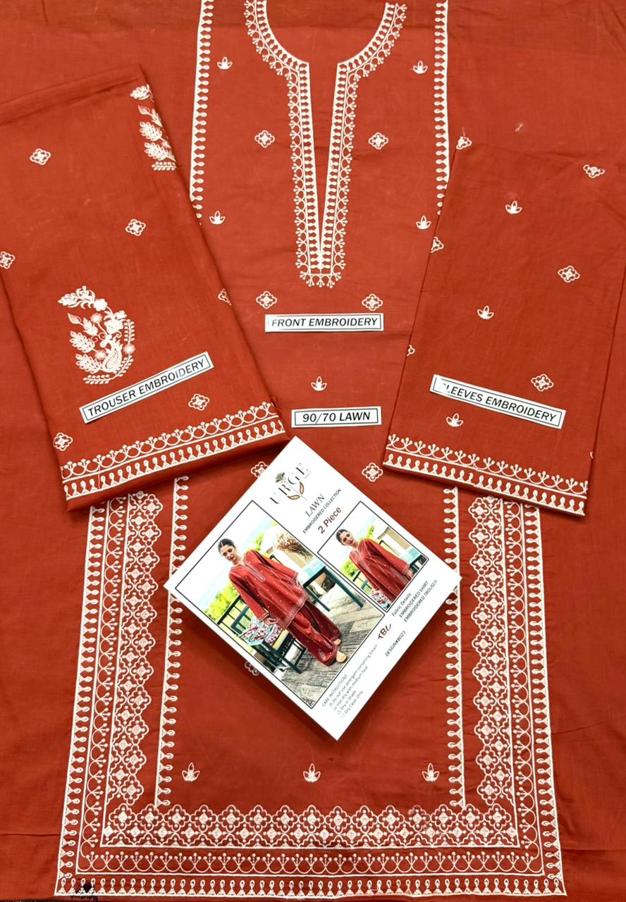 Premium Embroidered Lawn 2PC Collection | URGE