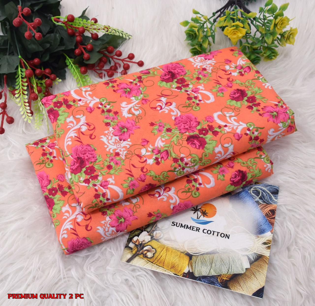 All Over Digital Printed Summer Cotton-2PC