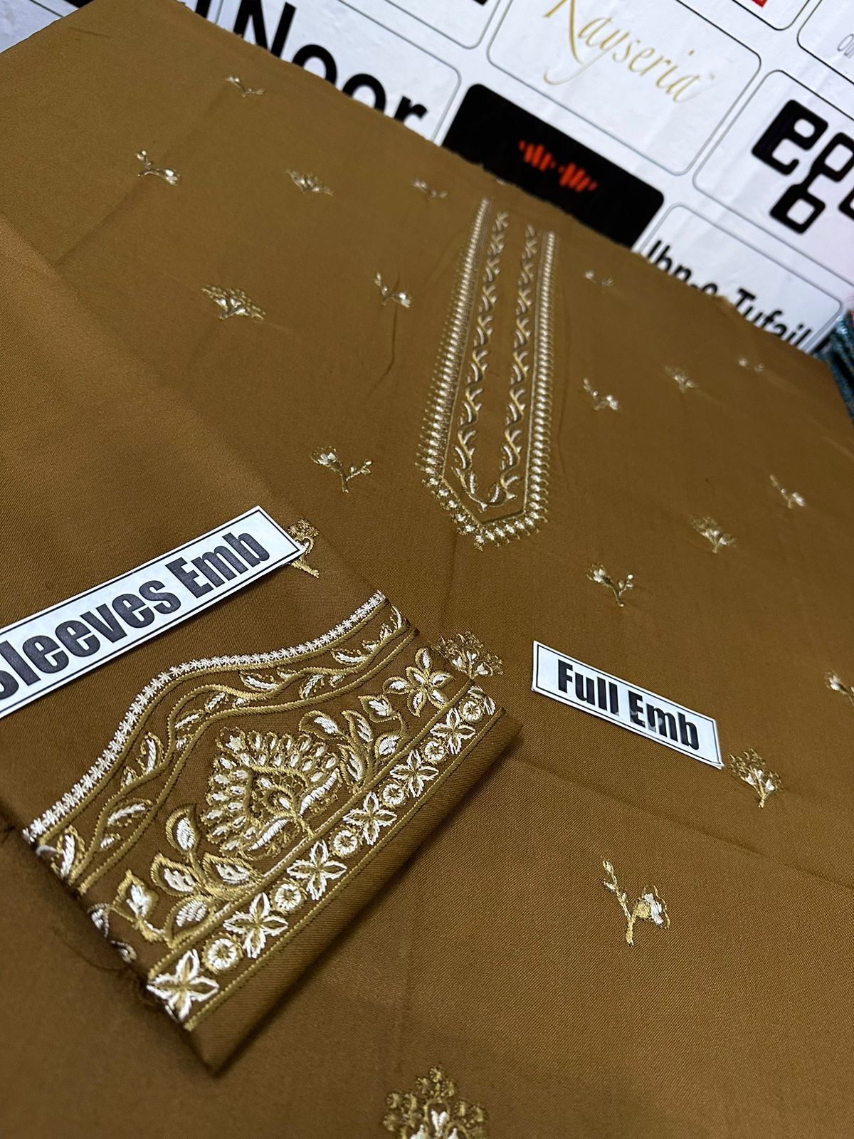 Batik brand Dhanak 2p with heavy thread work