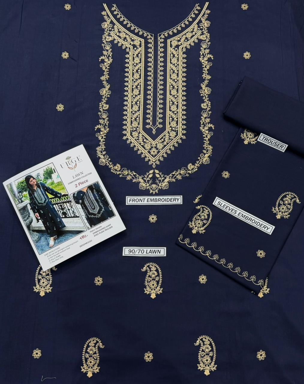 Premium Embroidered Lawn 2PC Collection | URGE