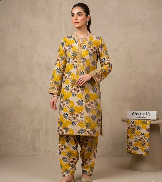 Orient Allover Printed Lawn 2-Piece Suit (Orignal)