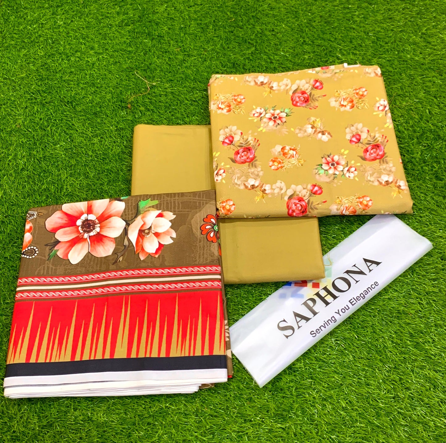 Saphona original 3p linen allover