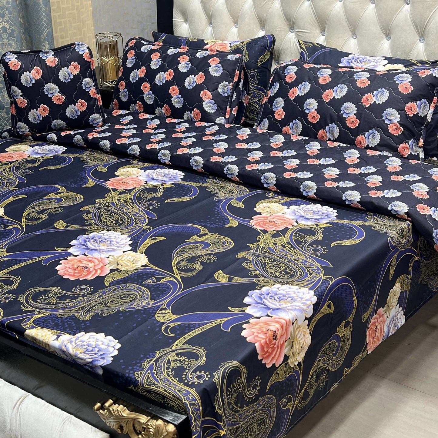 Cotton Comforter set 7Pc