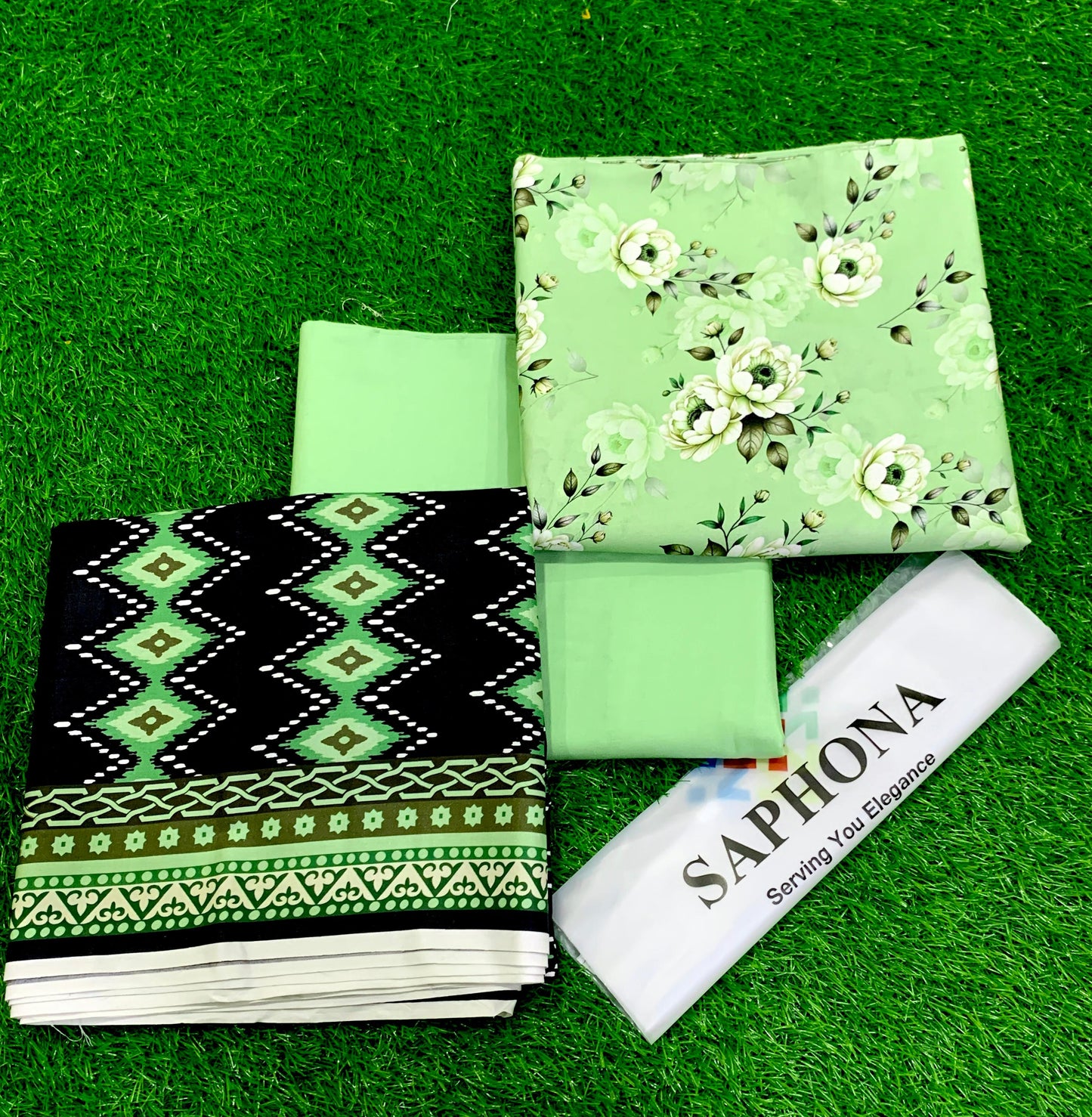 Saphona original 3p linen allover