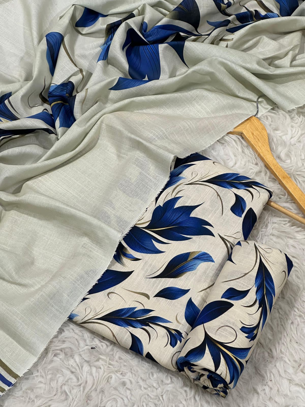 Unstitched Khaddar 3 Piece Digital Printed Dress ( Most trending Orignal Branded )