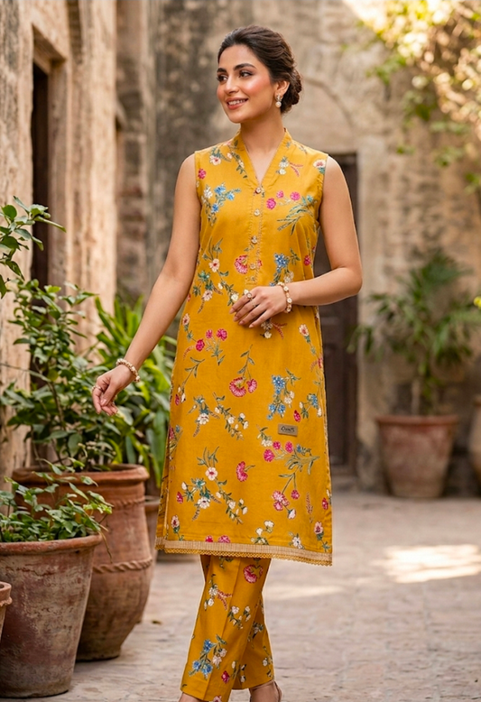 Orient Allover Printed Lawn 2-Piece Suit (Orignal)