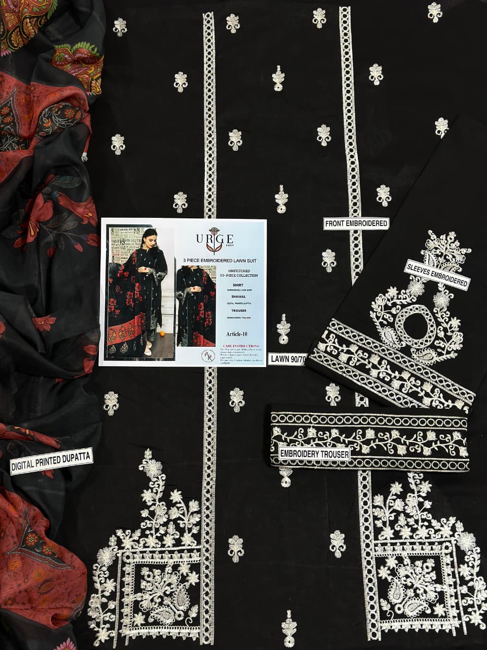 Urge 3p Lawn Suit 2026