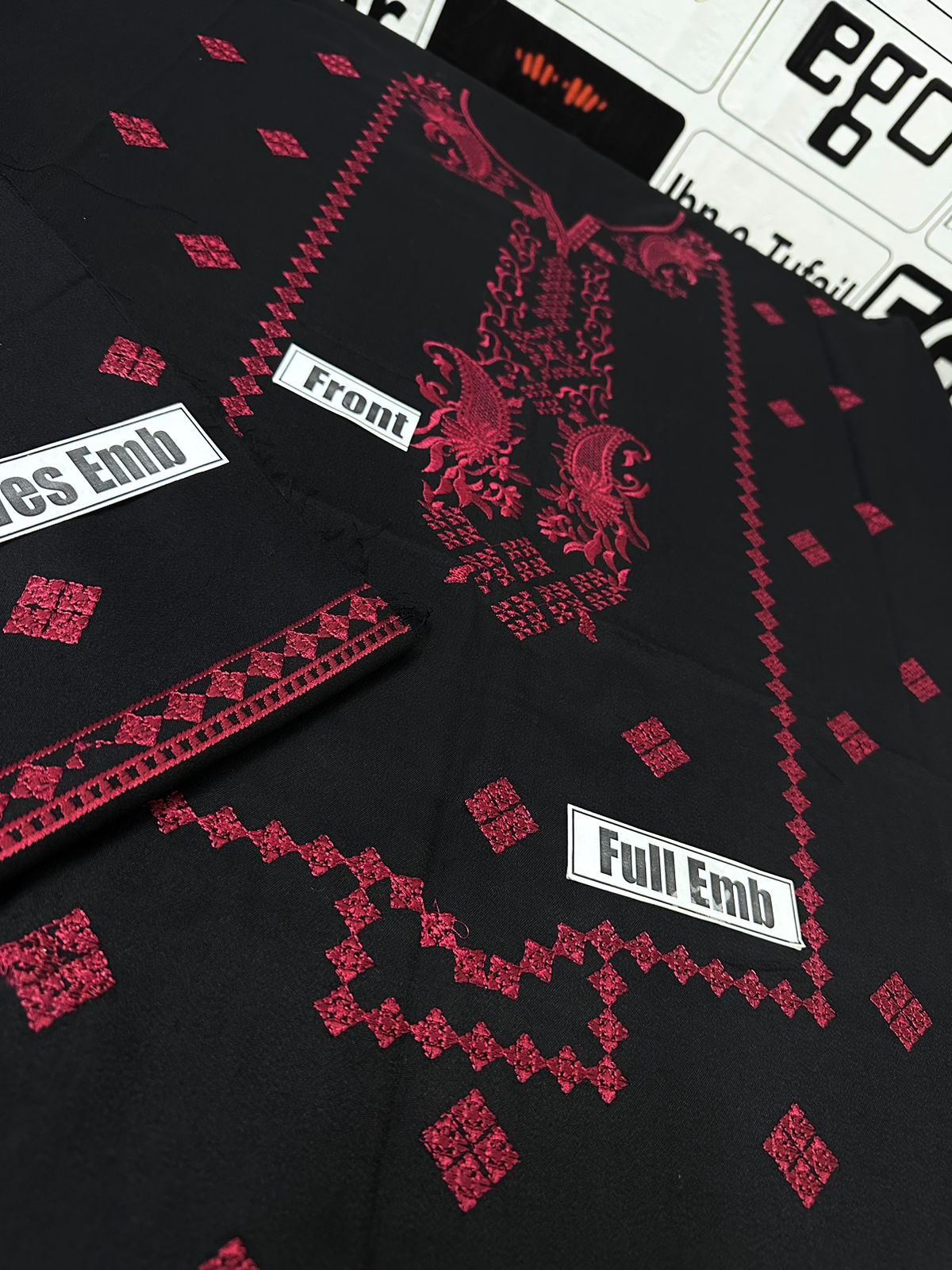 Winter collection Dhanak 2p with thread work