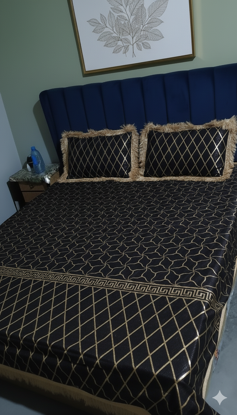 Imported texture micro velvet Bedsheets wedding collection