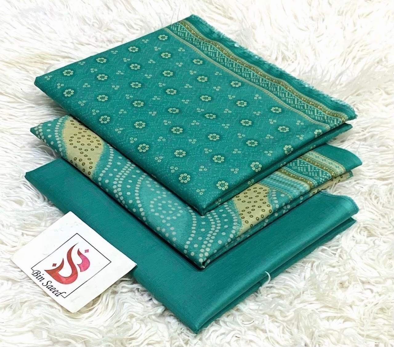 Bin saeed original lawn suits 3pc - My Store