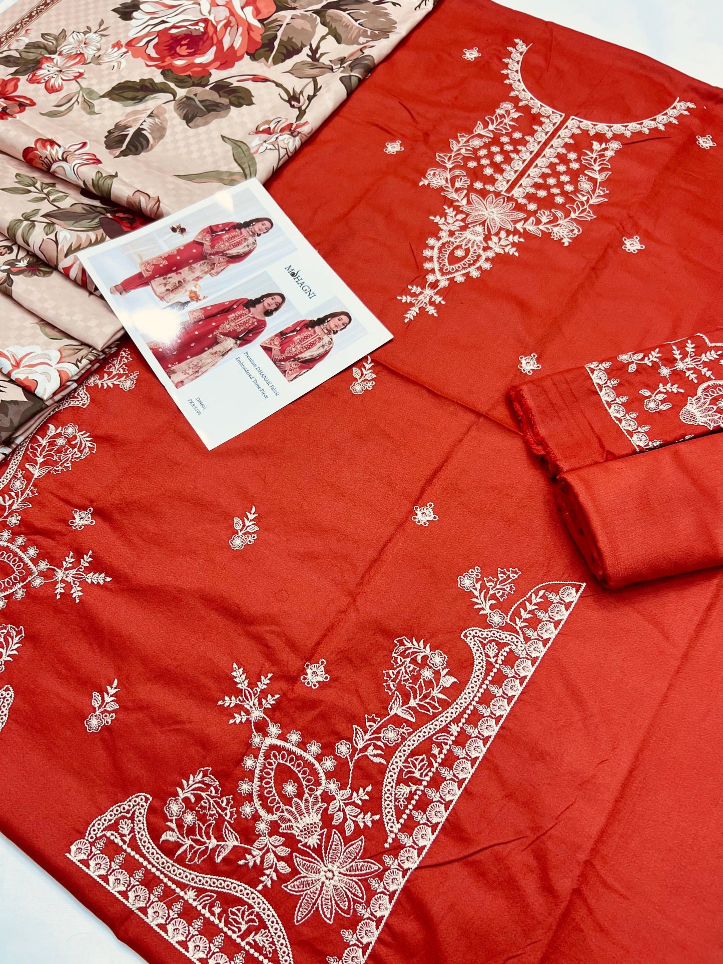 MOhagni brand Dhanak 3p with wool shawl