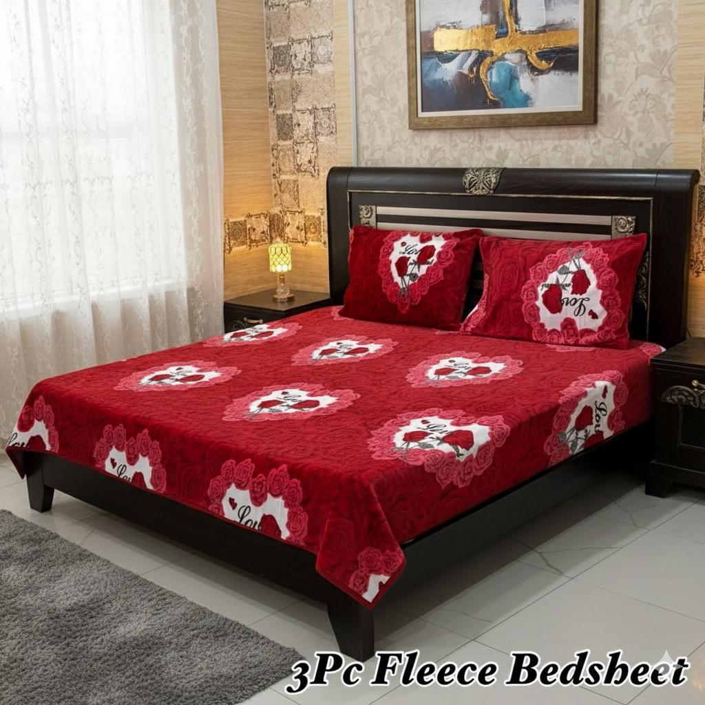 3p fleece Bedsheets