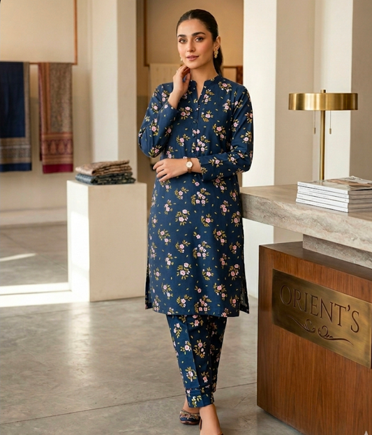 Orient Allover Printed Lawn 2-Piece Suit (Orignal)
