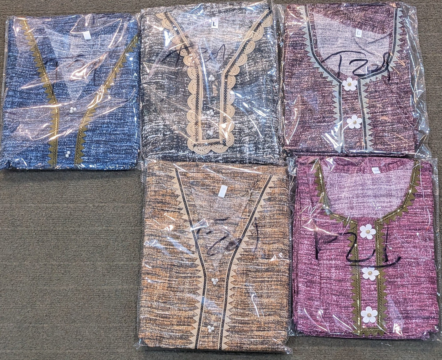 Duck khaddar 2p fronk stitched