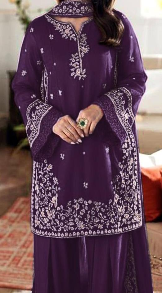 Azure 3p Lawn Suit 2026