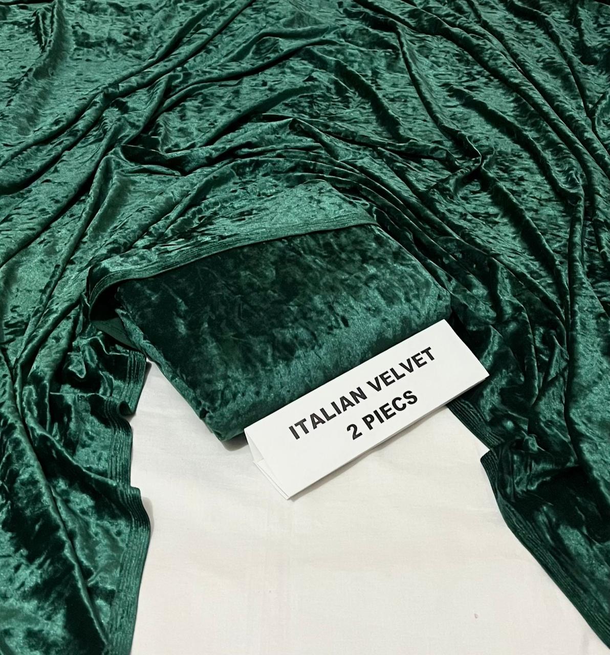 Imported italian Velvet 2 piece Original Collection