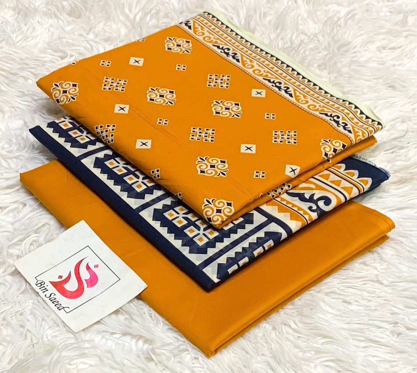 Bin saeed original lawn suits 3pc - My Store