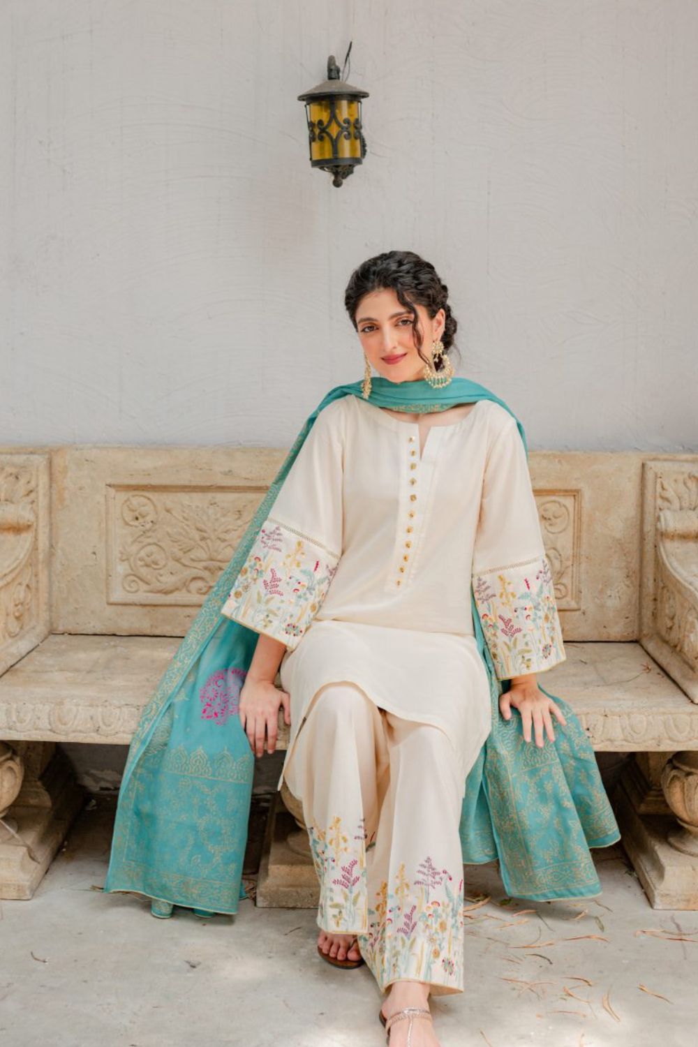 Asling Dhanak 3p with wool shawl