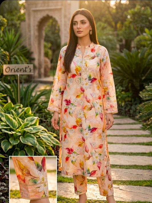 Orient Allover Printed Lawn 2-Piece Suit (Orignal)