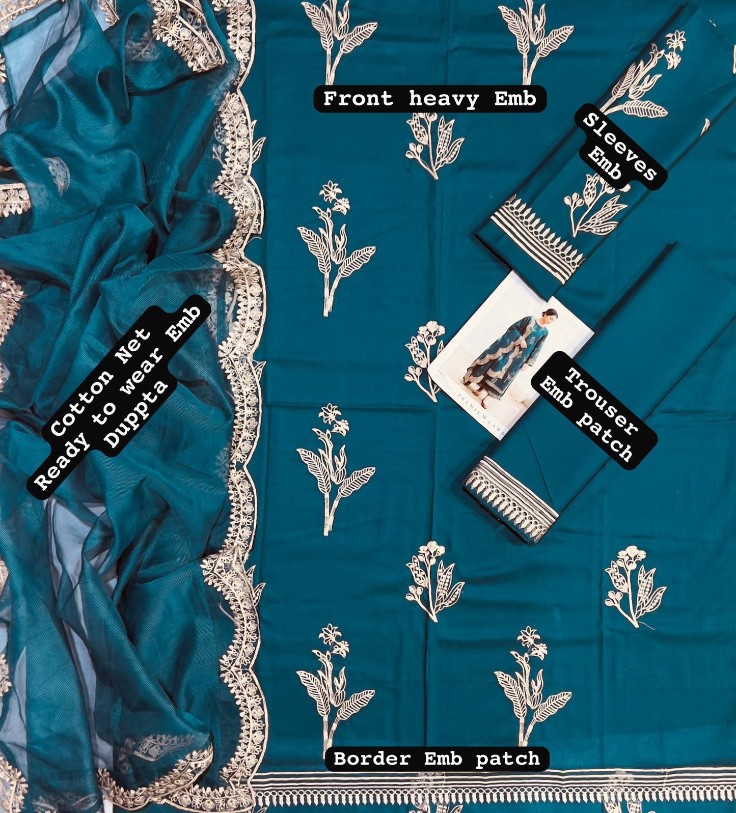 Maharani fancy 3p Lawn Suit 2026