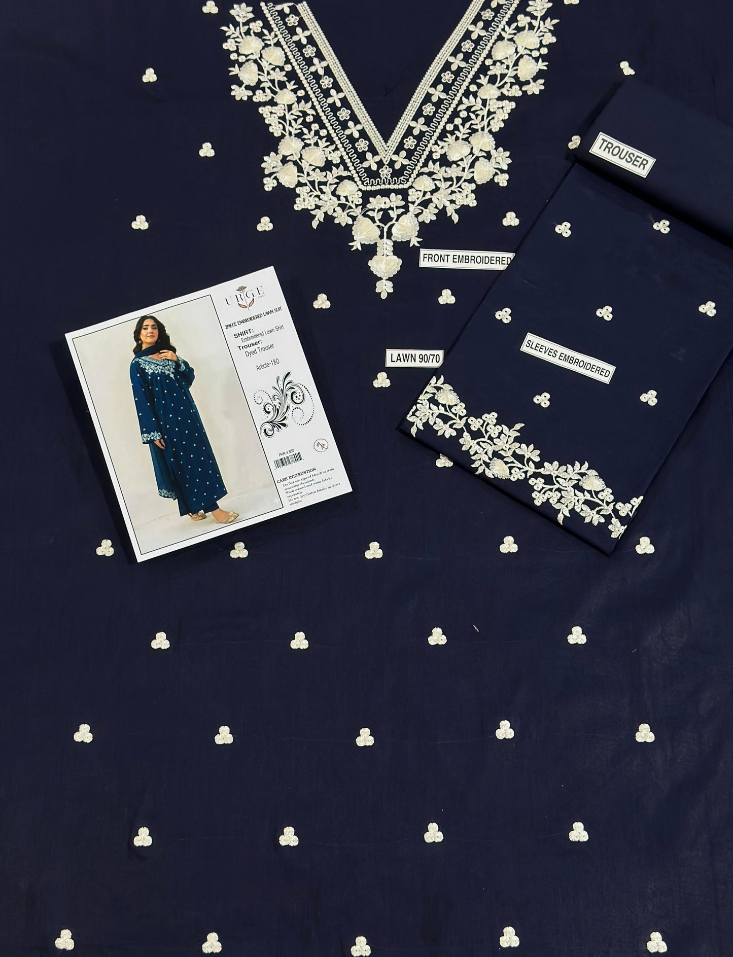Premium Embroidered Lawn 2PC Collection | URGE