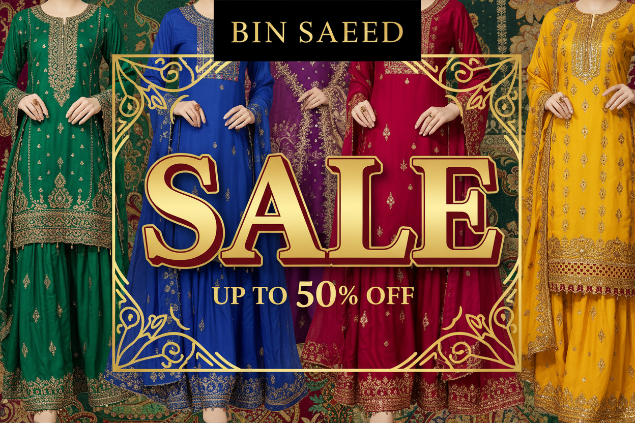 Bin Saeed 3 Piece Lawn Collection