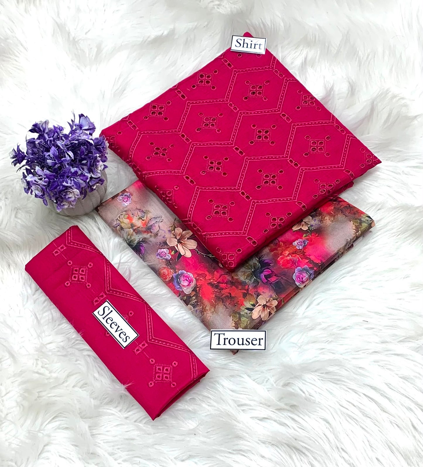 Chicken Kari shirt with printed trouser( 2Pc Bonanza)