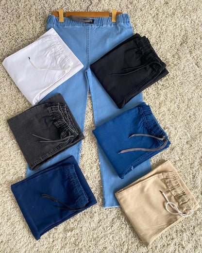 New Baggy Style Denim Jeans for Women | Stretchable Waist | Free Size