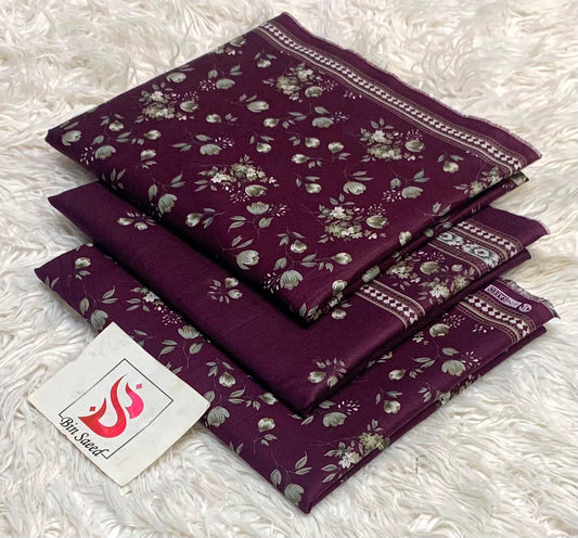 Bin saeed original lawn suits 3pc - My Store