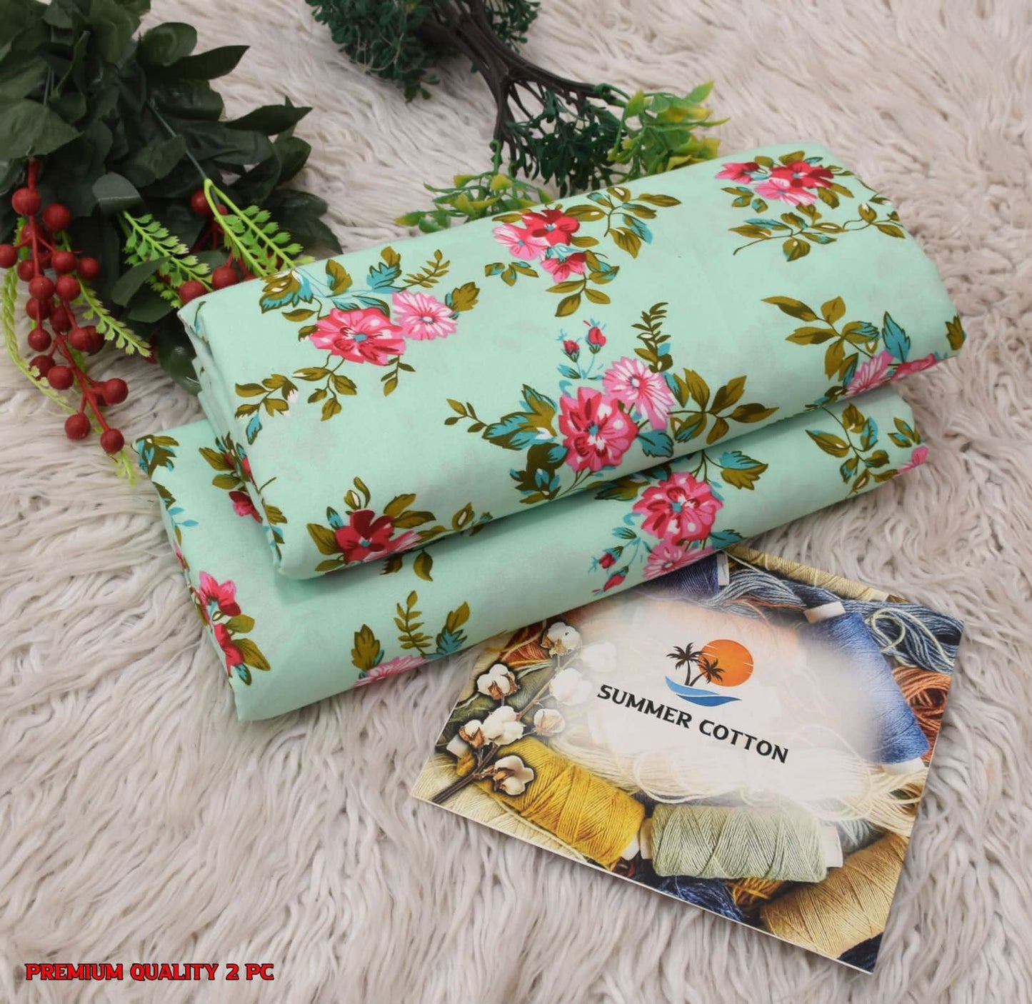 All Over Digital Printed Four Season Cotton-2PC - My Store